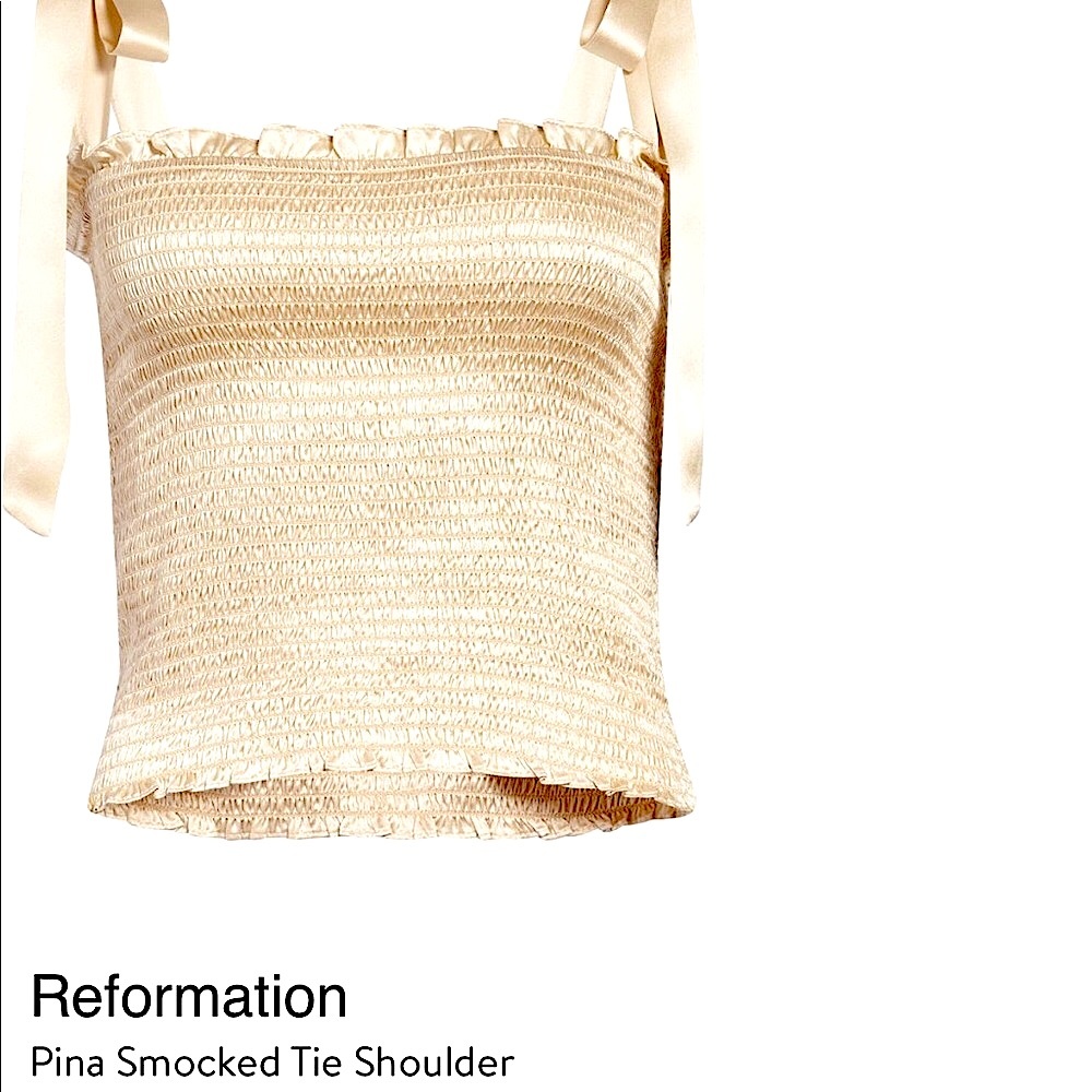 Reformation Pina Silk top